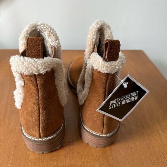 Steve Madden Leopold fur boot size 7.5 - Picture 6 of 8